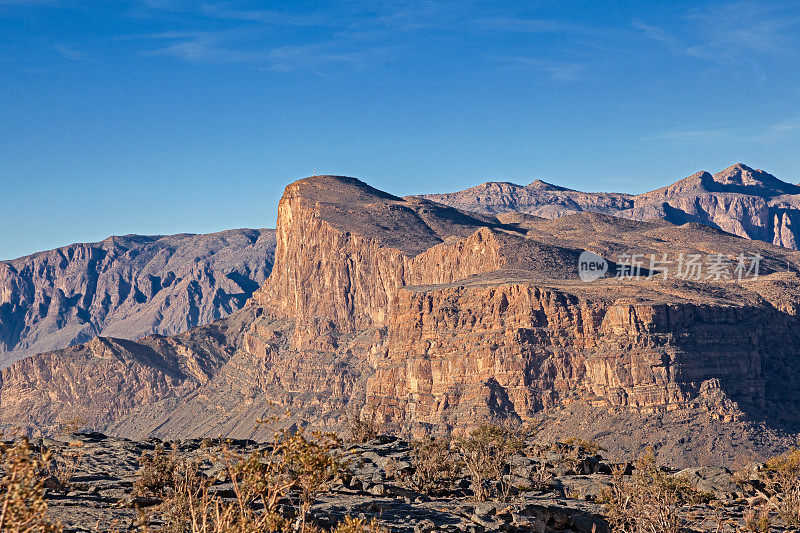 Al Hajar山脉的山峰